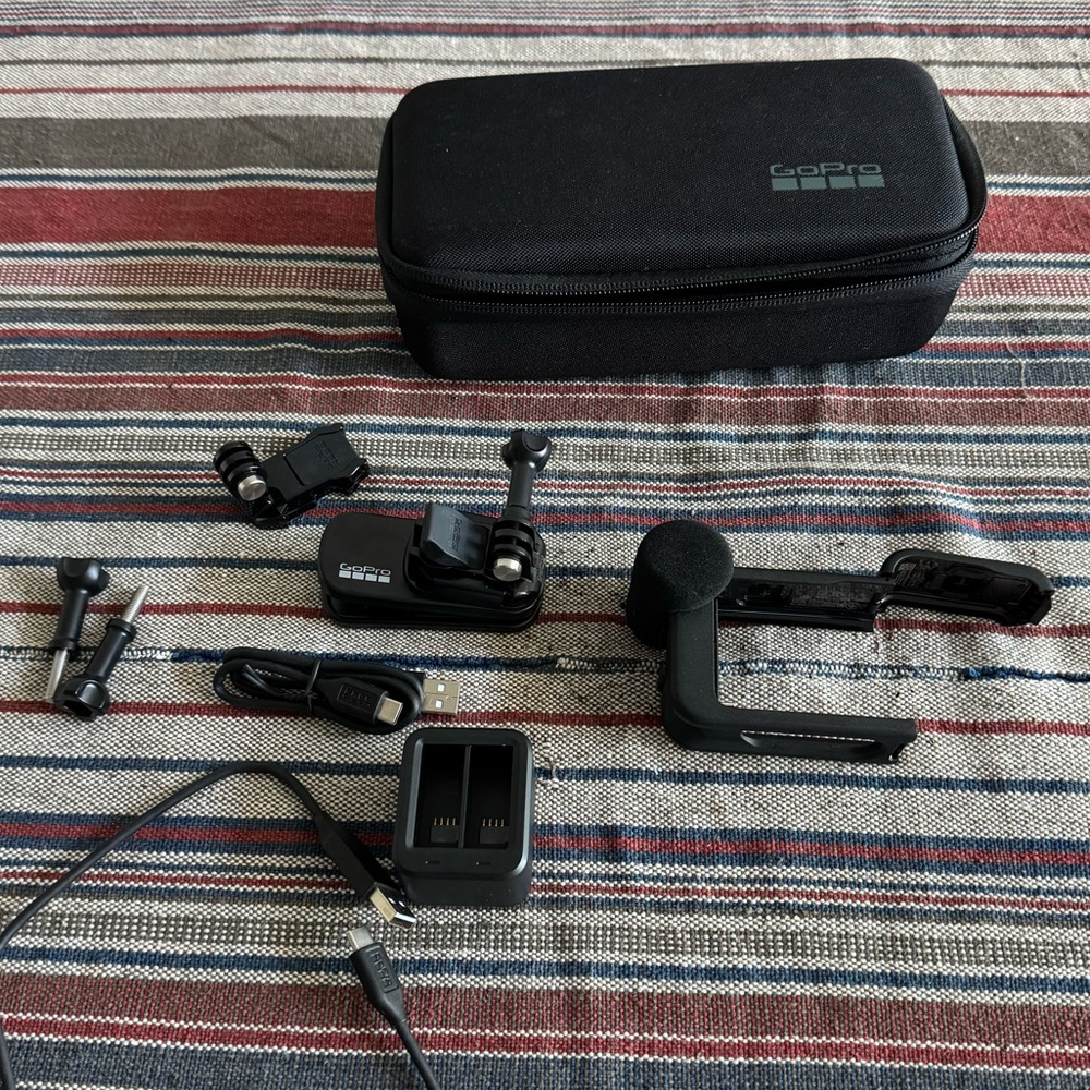 GoPro Accessories Bundle - Media Mod, Dual Battery Charger, and More!